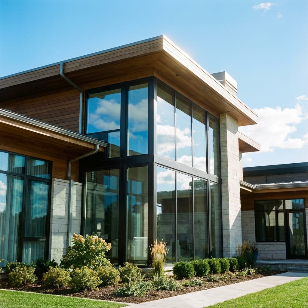 Beautiful clean home exterior